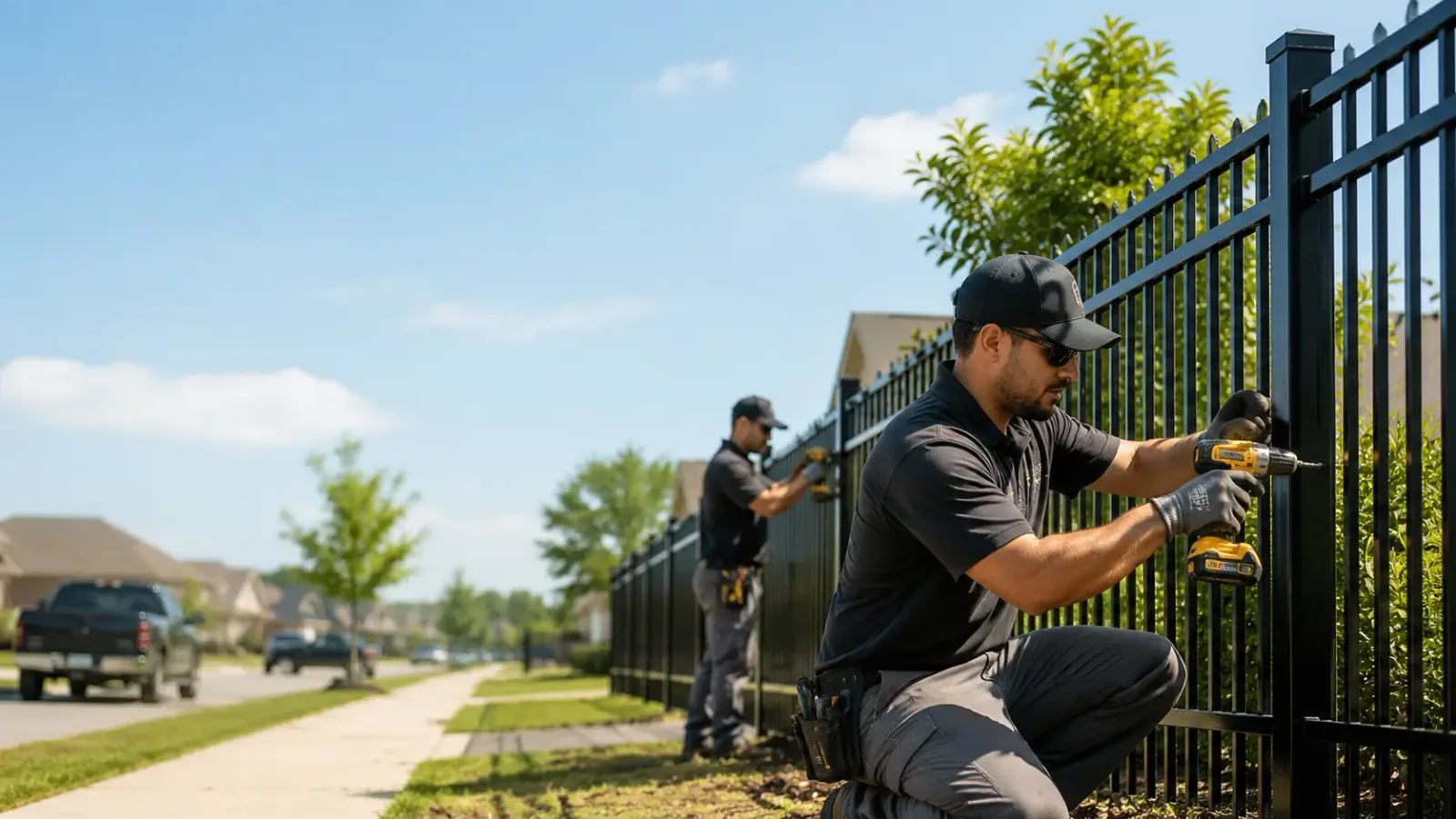 Metal Fence Installation in Fiatt, IL